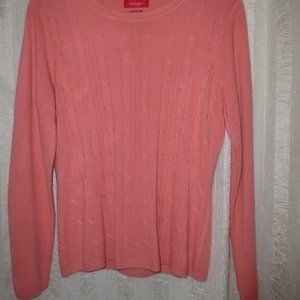 Van Heusen Long sleeve cable knit sweater